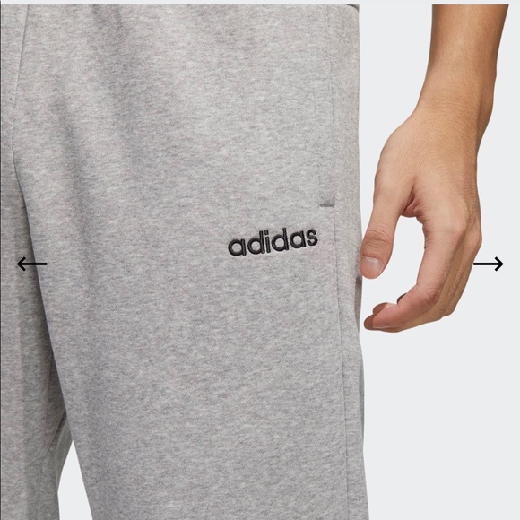 Adidas Men’s ESSENTIALS FLEECE PANTS - Picture 9 of 10